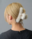 ファーボリューム ヘアクリップ