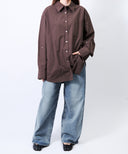 オーバーサイズコットンシャツ