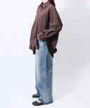 オーバーサイズコットンシャツ