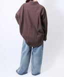オーバーサイズコットンシャツ