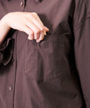 オーバーサイズコットンシャツ