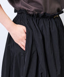 ウエストドロストコクーンスカート