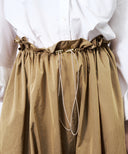 ウエストドロストコクーンスカート