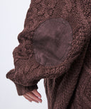 ケーブルオーバーサイズニット