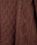 ケーブルオーバーサイズニット