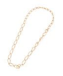 オーバルチェーンネックレス