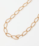 オーバルチェーンネックレス