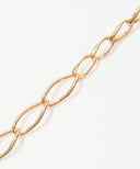 オーバルチェーンネックレス