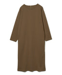 バックZIPロングワンピース