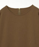 バックZIPロングワンピース