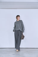 ケーブルオーバーサイズニット