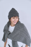 ケーブルオーバーサイズニット