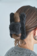 ファーボリューム ヘアクリップ