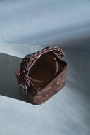 【2026年 1月上旬お届け開始】スエードミニ バケットショルダー(ツイストハンドル)