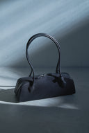 【ご予約商品】スリムボックスレザーハンドバッグ