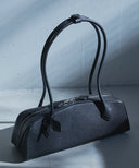 【ご予約商品】スリムボックスレザーハンドバッグ