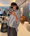 オーバーサイズコットンシャツ