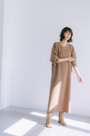 【10月下旬お届け開始】バックZIPロングワンピース