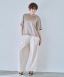 サテンT ブラウス