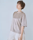 サテンT ブラウス