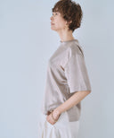 サテンT ブラウス