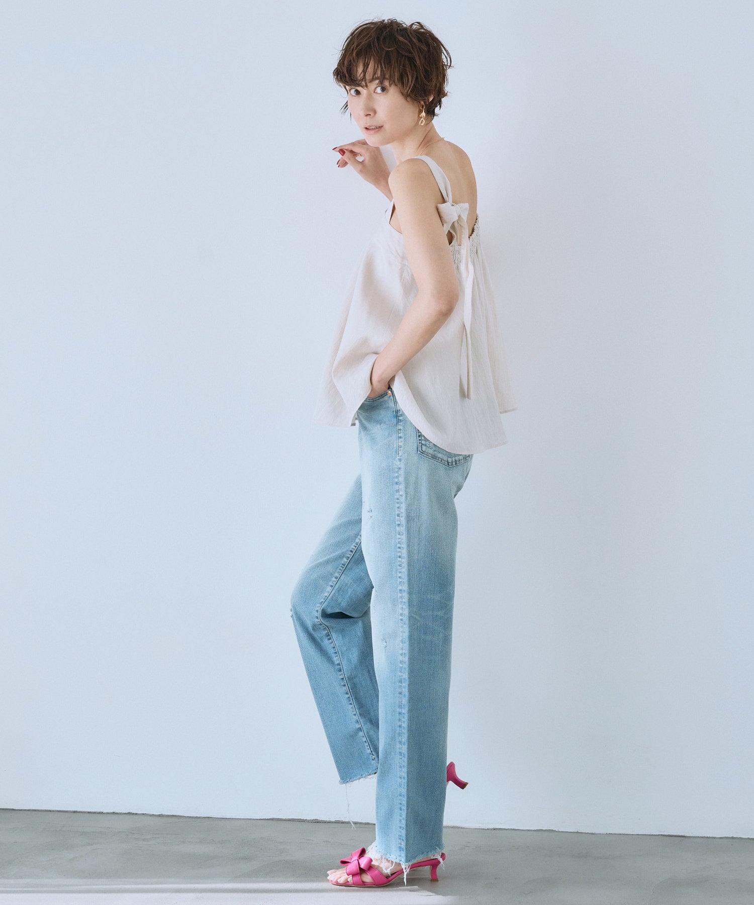 ヴィンテージ加工ハイストレッチデニム【by SURT】 – Adé Lifestyle