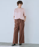 サテンT ブラウス