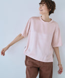 サテンT ブラウス