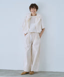 サテンT ブラウス