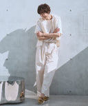 サテンT ブラウス