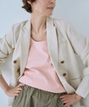 サテンT ブラウス