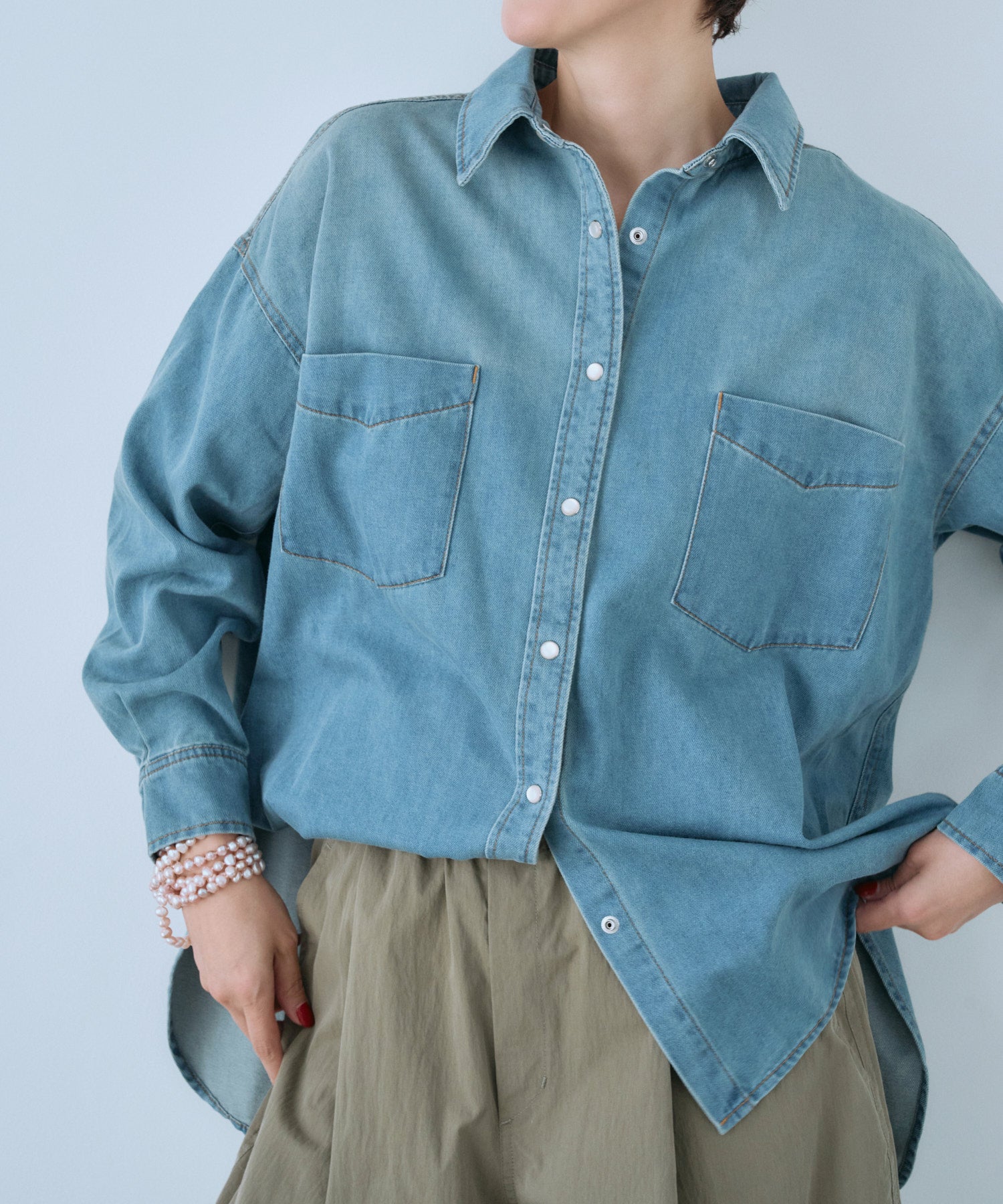 シグネチャーデニムシャツ – Adé Lifestyle
