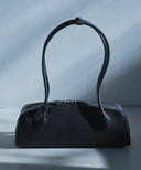 【ご予約商品】スリムボックスレザーハンドバッグ