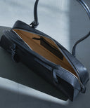 【ご予約商品】スリムボックスレザーハンドバッグ