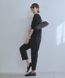 【ご予約商品】スリムボックスレザーハンドバッグ