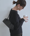 【ご予約商品】スリムボックスレザーハンドバッグ