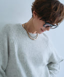 SOFT WOOL CREW NECK KNIT