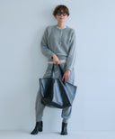 SOFT WOOL CREW NECK KNIT