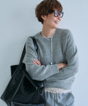 SOFT WOOL CREW NECK KNIT