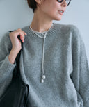 SOFT WOOL CREW NECK KNIT