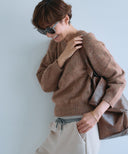 SOFT WOOL CREW NECK KNIT