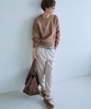 SOFT WOOL CREW NECK KNIT