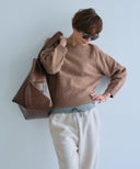 SOFT WOOL CREW NECK KNIT