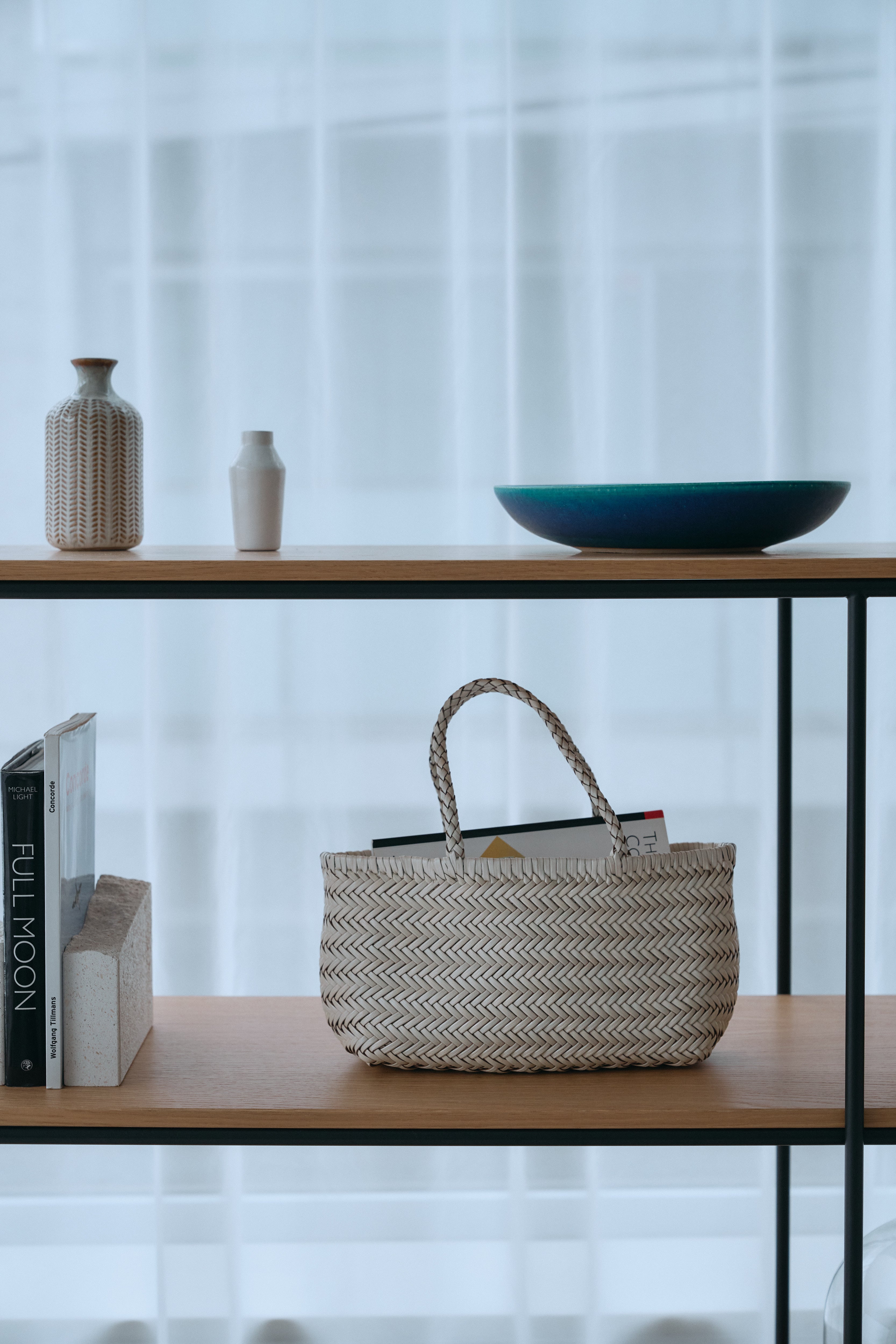 レザーメッシュ コンパクトバッグ – Adé Lifestyle