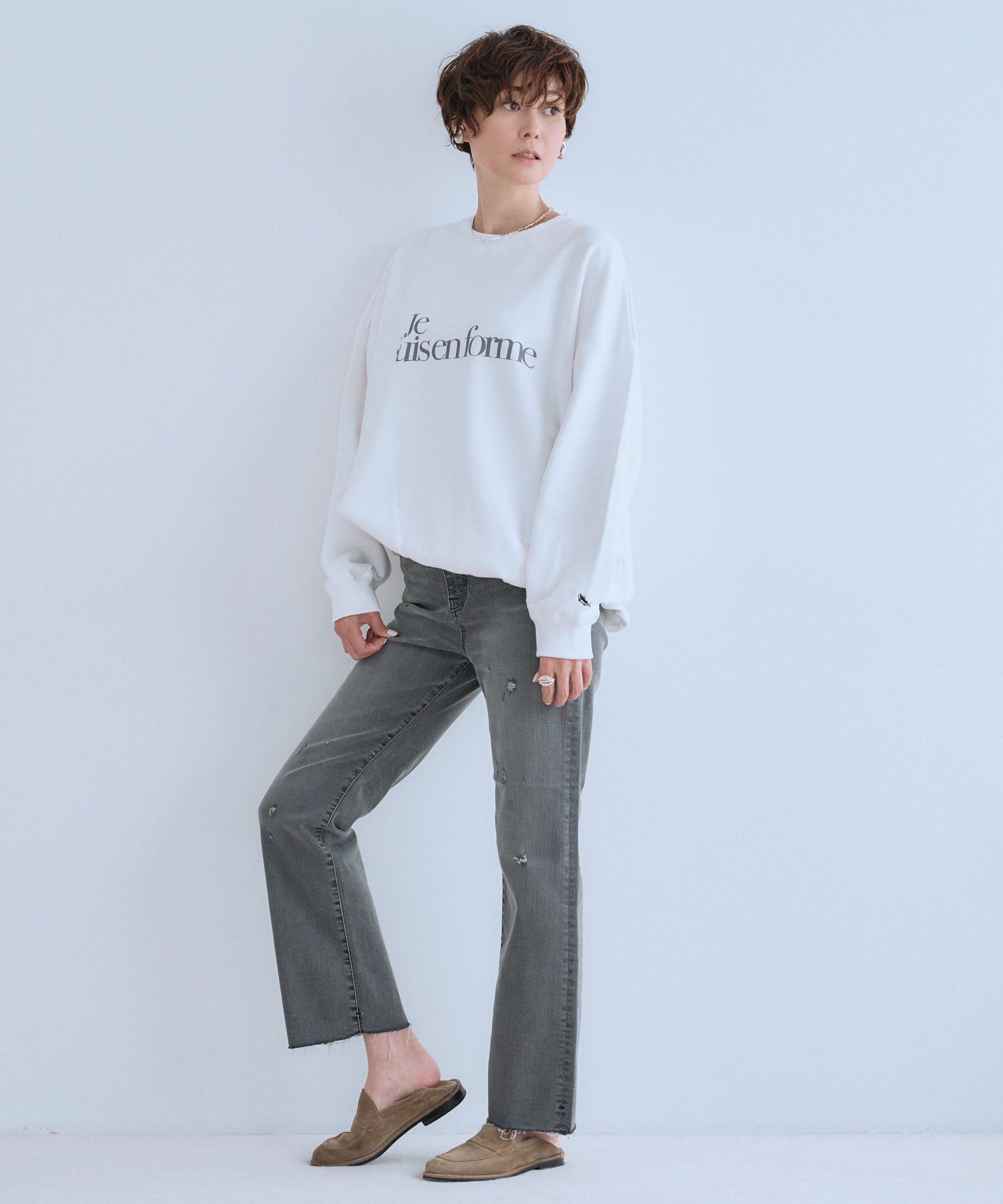 ヴィンテージ加工ハイストレッチデニム【by SURT】 – Adé Lifestyle