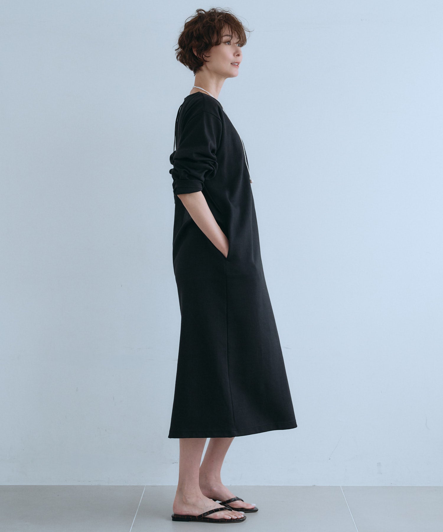 ワンピース バックZIPロングワンピース – Adé Lifestyle