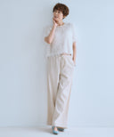 【IRONING】feather tulle tee　