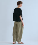 【IRONING】feather tulle tee　