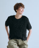 【IRONING】feather tulle tee　