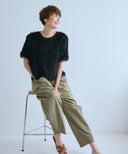 【IRONING】feather tulle tee　